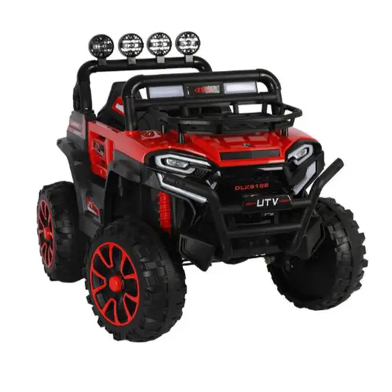 ბავშვის ელექტრო მანქანა V5588 კაუჩუკის საბურავებით,ტყავის სკამით