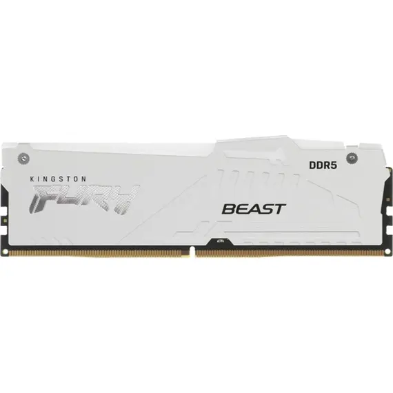 ოპერატიული მეხსიერება Kingston FURY (RGB) White 16GB 6400MHz DDR5 DIMM CL32 1Rx8 2G x 64-bit