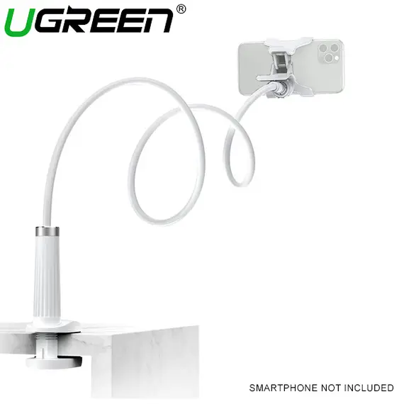 მობილურის დამჭერი UGREEN LP113 (20113) Multifunction Phone Stand, 120cm, White