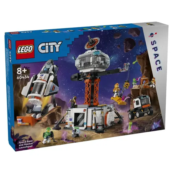 ლეგო LEGO City Space base and launch pad for a rocket