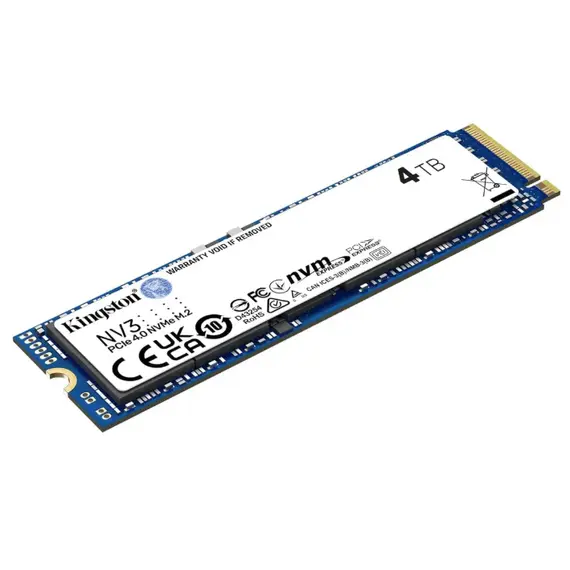 მყარი დისკი Kingston SNV3S/4000G 4TB M.2 2280 Internal PCI Express NVMe