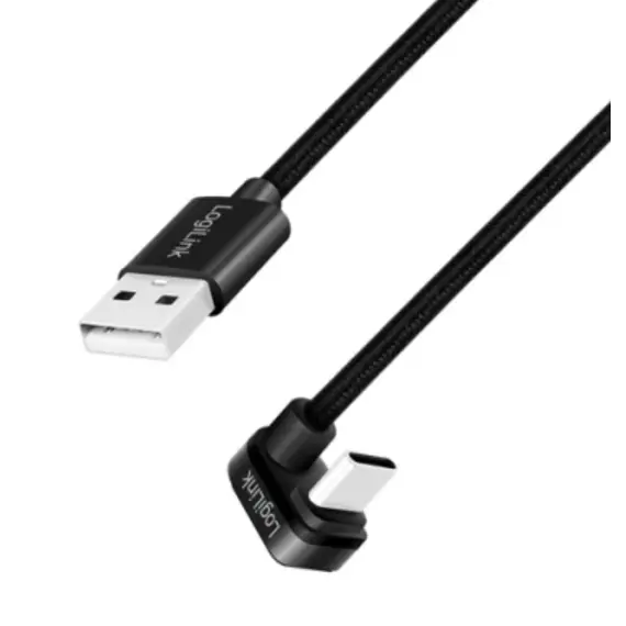 კაბელი Logilink CU0192 USB Type-C Gaming Cable with U-Shaped Plug 1m