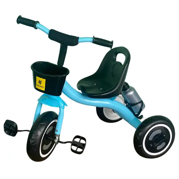 ბავშვთა სამთვალა პედლებიანი ველოსიპედი 513BLU