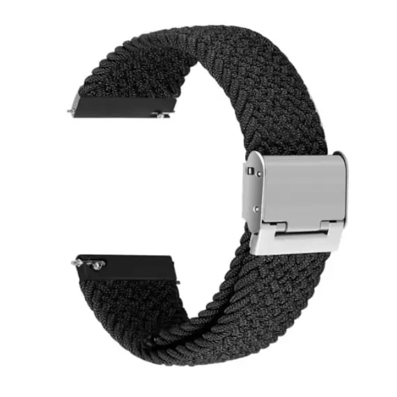 სმარტ საათის სამაჯური Samsung Galaxy Watch 42mm Elastic Nylon Watch Band - Black