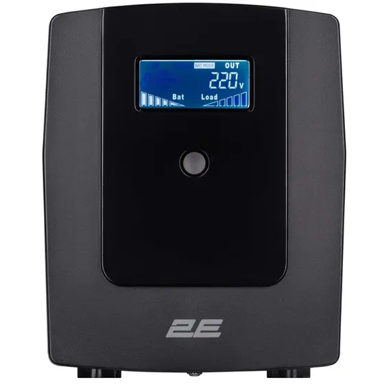 უწყვეტი კვების წყარო 2E DD1500, 1500VA/900W, LCD,USB, 3xSchuko