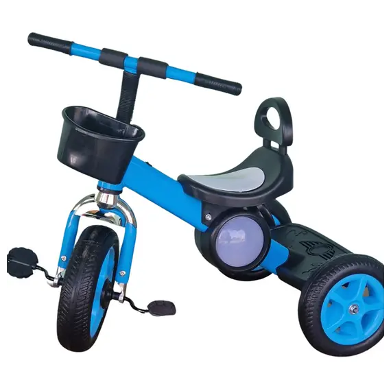 საბავშვო სამთვალა პედლებიანი ველოსიპედი 6388BLU