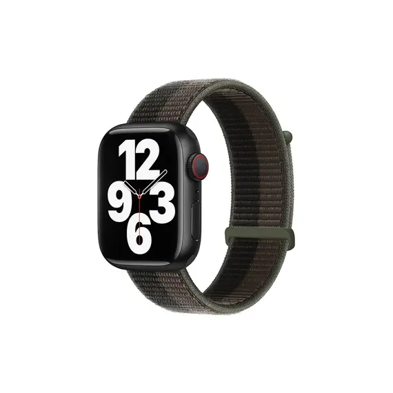 სმარტ საათის სამაჯური TVC KALEBOL Nylon Watch Band for Apple Watch Series 10 Ultra 9 8 7 SE 6 5 4 3 2 1 46mm 49mm 45mm 44mm 42mm Wrist Strap - Storm Black