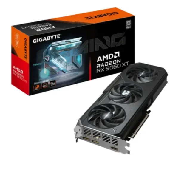 ვიდეო დაფა: Gigabyte Radeon RX9060 XT GAMING OC 8GB 128 -Bit GDDR6 - GV-R9060XTGAMING OC-8GD