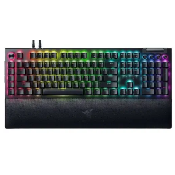 კლავიატურა Razer Keyboard mechanical BlackWidow V4 Pro 104key Yellow Switch, USB-A, EN, RGB, black