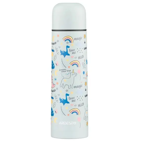 თერმოსი Ardesto Vacuum flask Magic 500ml, stainless steel, grey
