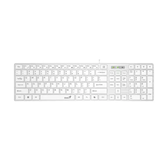 კლავიტურა Genius,Keyboard  SlimStar 126  USB White