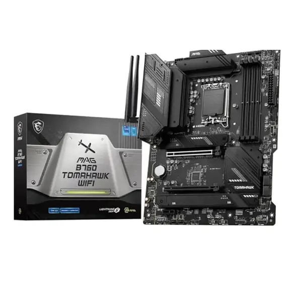 დედა დაფა MSI MAG B760 TOMAHAWK WIFI s1700 B760 4xDDR5 HDMI DP WiFi BT ATX
