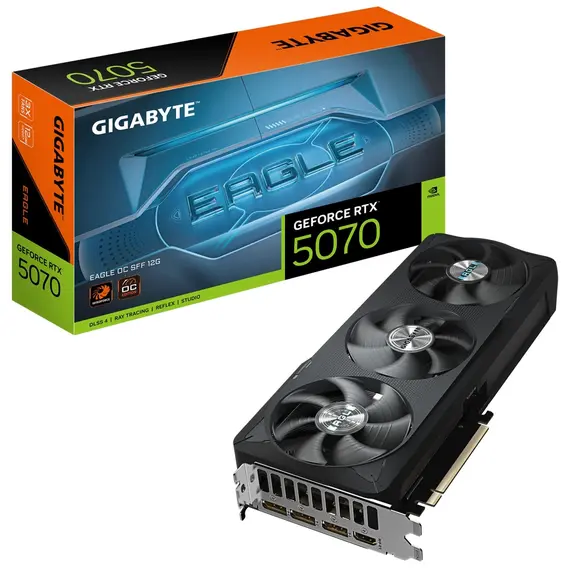 ვიდეო დაფა GIGABYTE Graphic Adapter GeForce RTX 5070 12GB GDDR7 EAGLE OC