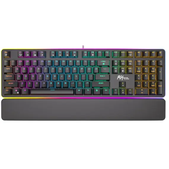 კლავიატურა Royal Kludge RK918 Mechanical Keyboard, Blue switch, Wired, USB, Black