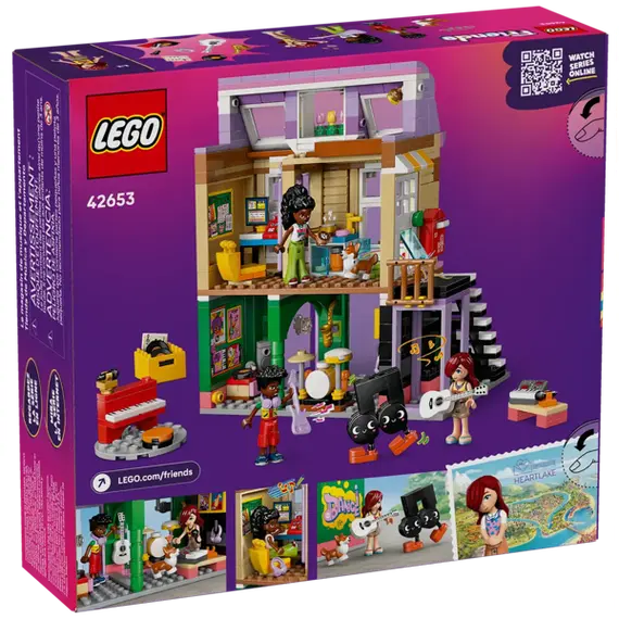 ლეგო LEGO Constructor Friends Music Store & Apartment