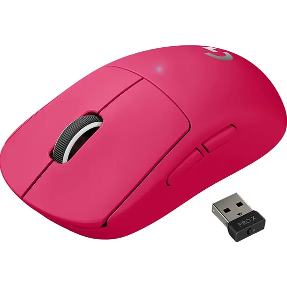 მაუსი LOGITECH PRO X SUPERLIGHT Wireless Gaming Mouse - MAGENTA - 2.4GHZ - EER2 - #933