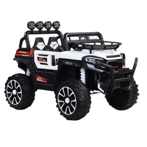 ბავშვის ელექტრო მანქანა V5588 კაუჩუკის საბურავებით,ტყავის სკამით