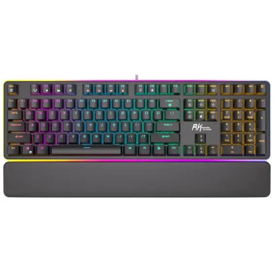 კლავიატურა Royal Kludge RK918 Mechanical Keyboard, Red switch, Wired, USB, Black