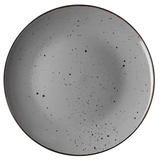 თეფში Ardesto Dinner plate Bagheria Grey, 26cm, ceramics, gray