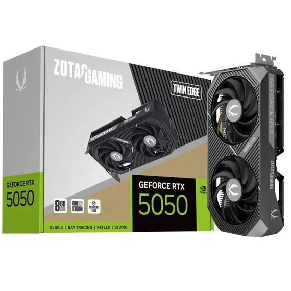 ვიდეო დაფა ZOTAC Graphic Adapter GeForce RTX 5050 8GB GDDR6 Twin Edge