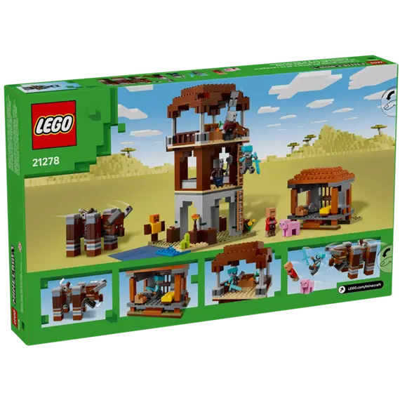 ლეგო LEGO Constructor Minecraft The Pillager Outpost and Ravager