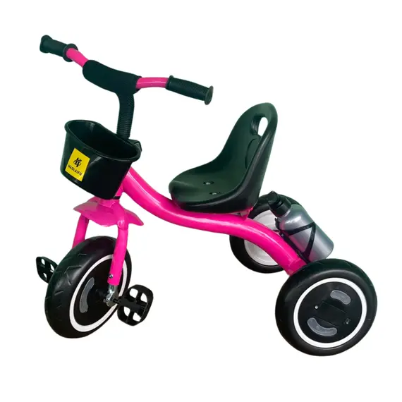 ბავშვთა სამთვალა პედლებიანი ველოსიპედი 513PINK