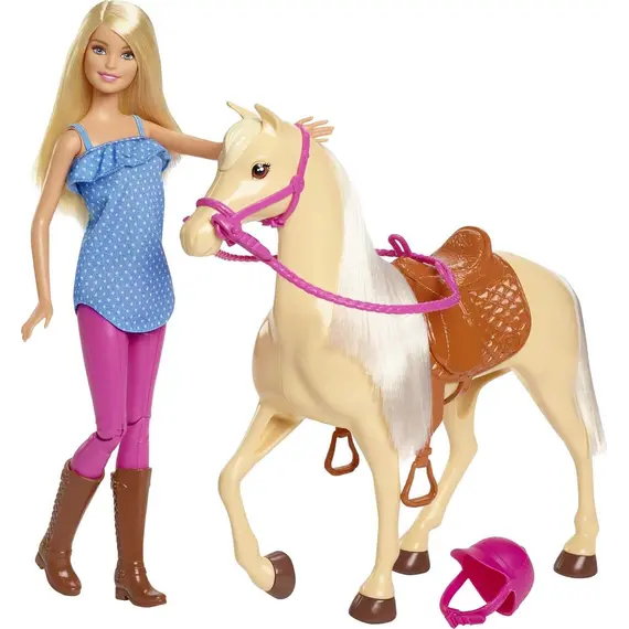 ბარბის თოჯინა MATTEL Barbie Doll & Horse