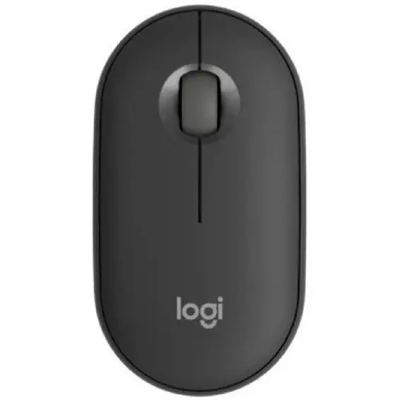 მაუსი LOGITECH Pebble Mouse 2 M350s - TONAL GRAPHITE - BT - EMEA-808 - DONGLELESS
