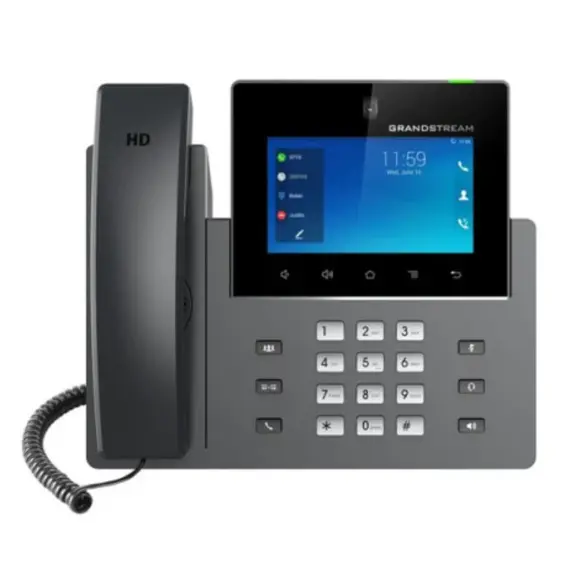 IP ტელეფონი Grandstream  GXV3450 IP Video Phone, 5 inch 1280x720 capacitive touch screen, 16 lines with up to 16 SIP accounts