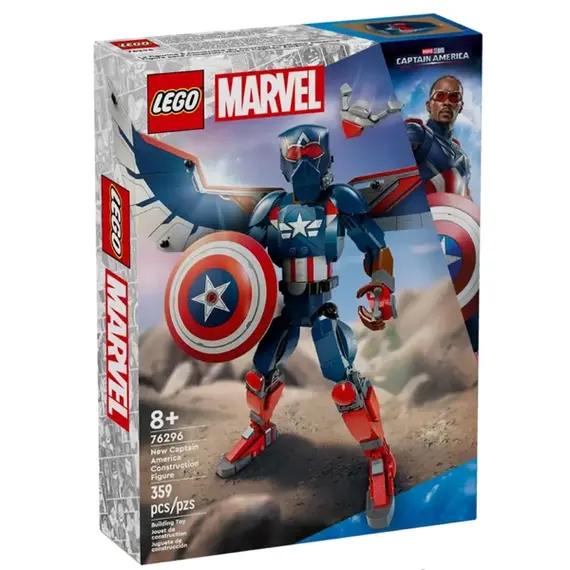 ლეგო LEGO Marvel Sam Wilson Captain America Buildable Figure