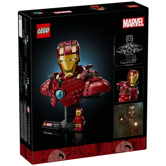 ლეგო LEGO Constructor Super Heroes Iron Man MK4 Bust