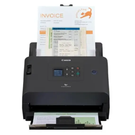 სკანერი Canon imageFORMULA DR-S250N /Front / Back / Duplex /  50ppm / 600dpi/ From 6,000 to 9,000 scans/day / RJ45