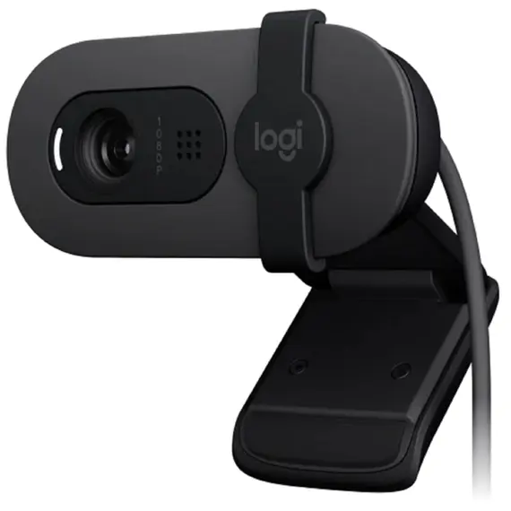 ვებკამერა LOGITECH Brio 100 Full HD Webcam - GRAPHITE - USB - EMEA28-935