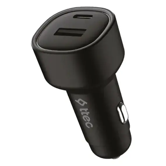 მანქანის დამტენი TTEC SMARTCHARGER DUO PD 83W CAR FAST CHARGER USB-C + USB-A