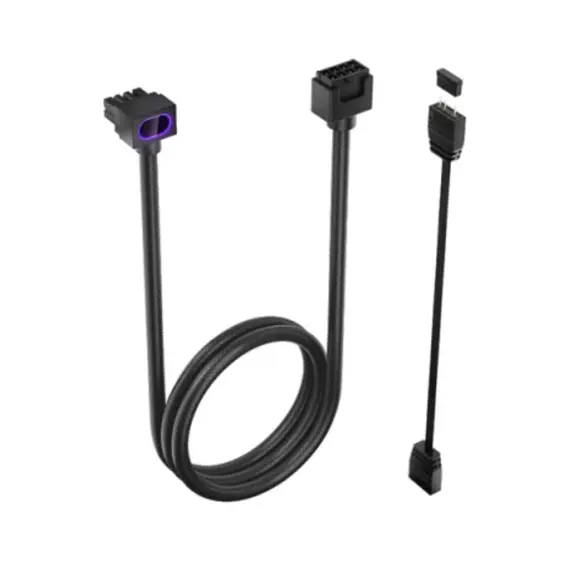 PSU კაბელის დამაგრძელებელი Asiahorse HYDRUS 8PIN GPU BLACK -A- 30CM