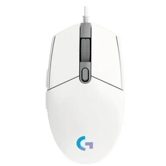 მაუსი LOGITECH G102 LIGHTSYNC - WHITE - EER