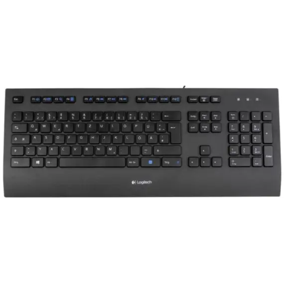 კლავიატურა LOGITECH K280e Corded Keyboard - BLACK - USB - RUS - B2B