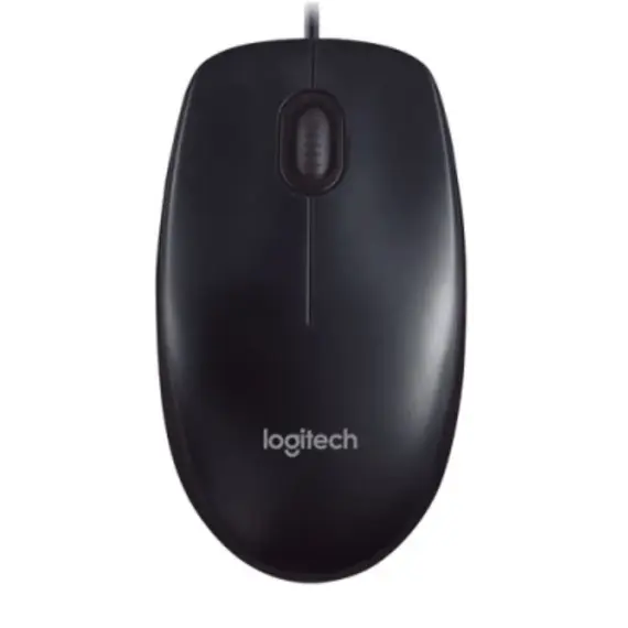 მაუსი LOGITECH M90 Corded Mouse - GREY - USB - EWR2