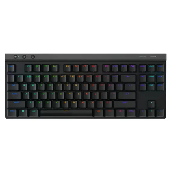 კლავიატურა LOGITECH G515 LIGHTSPEED TKL Gaming Keyboard - BLACK - US INT'L - 2.4GHZ/BT - EMEA28i-935 - TACTILE