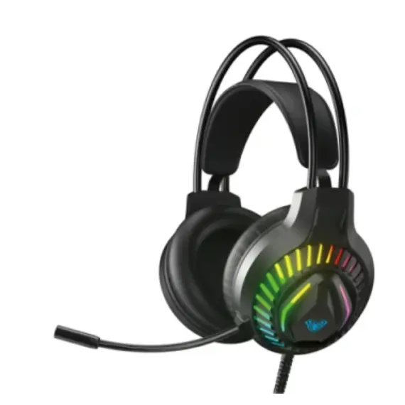 ყურსასმენი AULA S605 RGB Wired Gaming Headset Black