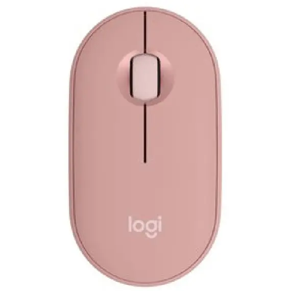 მაუსი LOGITECH Pebble Mouse 2 M350s - TONAL ROSE - BT - EMEA-808 - DONGLELESS