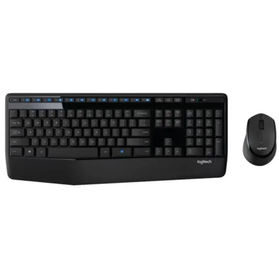 კლავიატურა და მაუსი LOGITECH MK345 Wireless Combo - BLACK - RUS