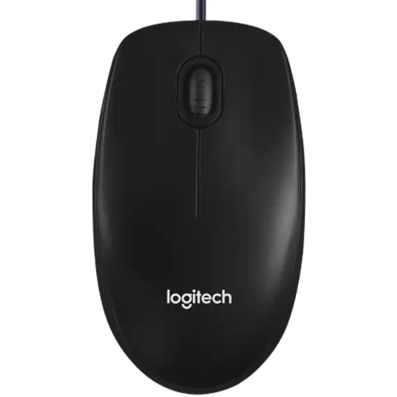 მაუსი LOGITECH Mouse M100 - BLACK - USB - EMEA-914 - AKOYA HANGTAB BOX M100