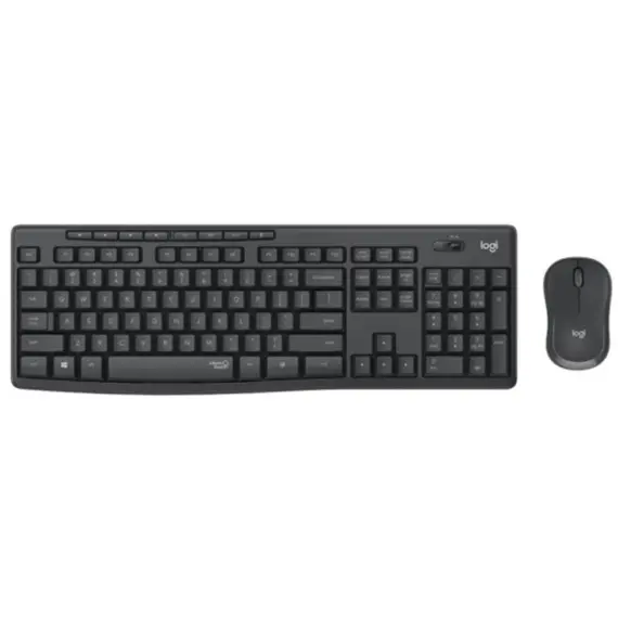 კლავიატურა და მაუსი LOGITECH MK295 Silent Wireless Combo - GRAPHITE - RUS - 2.4GHZ - INTNL