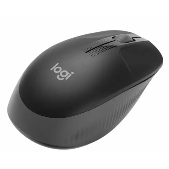 მაუსი LOGITECH M190 Full-size wireless mouse - CHARCOAL - 2.4GHZ - EMEA - M190