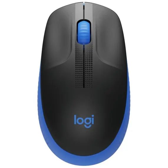 მაუსი LOGITECH M190 Full-size wireless mouse - BLUE - 2.4GHZ - EMEA - M190