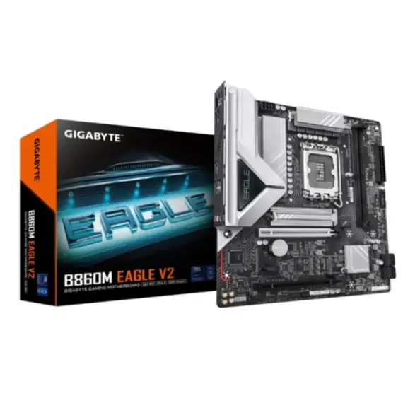 დედა დაფა Gigabyte B860M EAGLE V2 1.0 2DDR5 LGA1851 - 9MB86ME2-00-G10