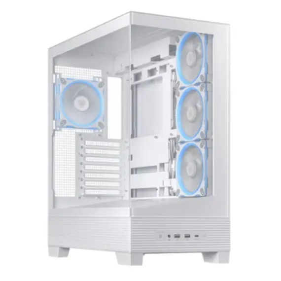 კომპიუტერის ქეისი Asus A31 PLUS 4x120mm ARGB Fans Mid Tower White - 90DC00R3-B19000