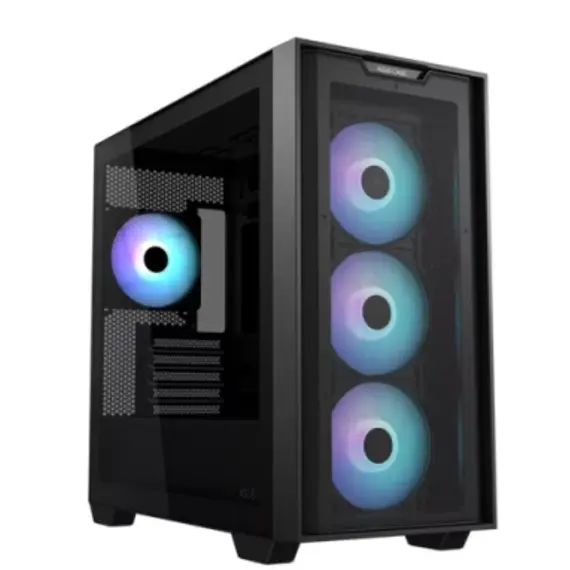 კომპიუტერის ქეისი Asus A21 Plus 4x120mm ARGB Fans Mini Tower Black - 90DC00H0-B19010
