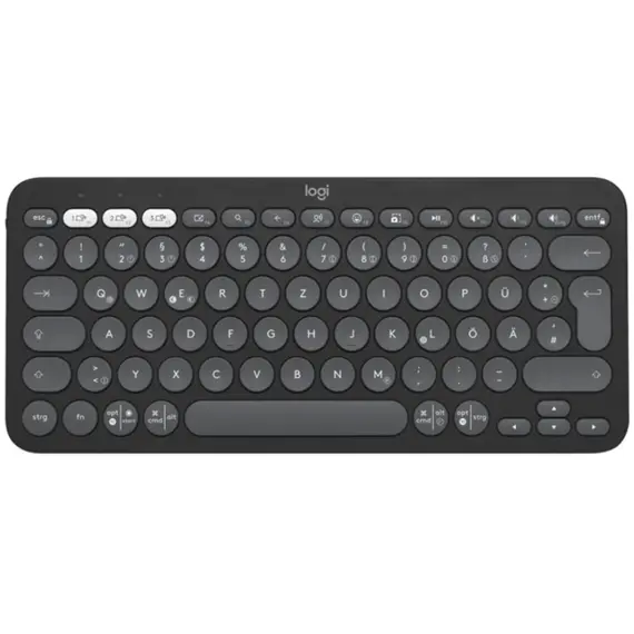 Keyboard LOGITECH Pebble Keys 2 K380s - TONAL GRAPHITE - US INT'L - BT - INTNL-973 - UNIVERSAL